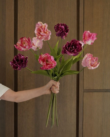 Tulpen mix deluxe paars 66 cm