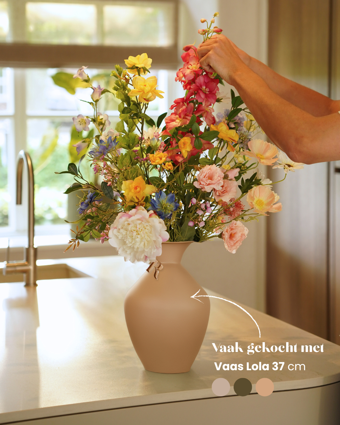 Kunstblumenstrauß Fay