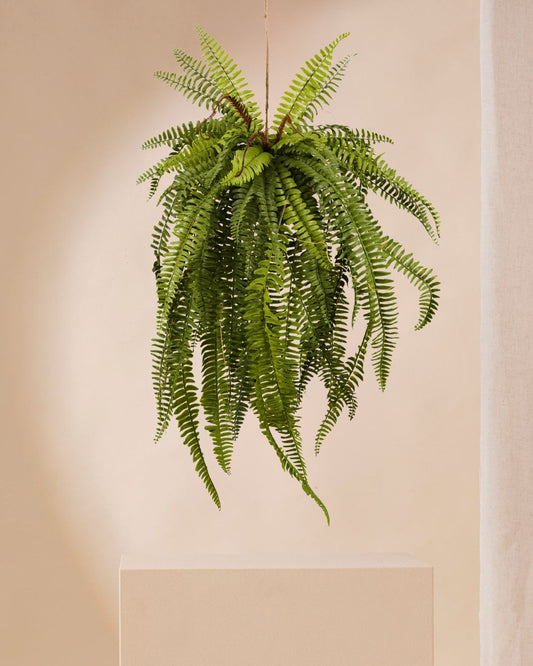 Kunst hangplant varen 85 cm op bol