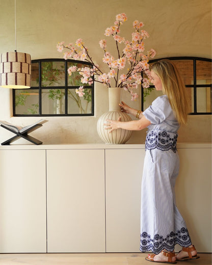Drei Rosé Cherry Blossom Zweige 120 cm
