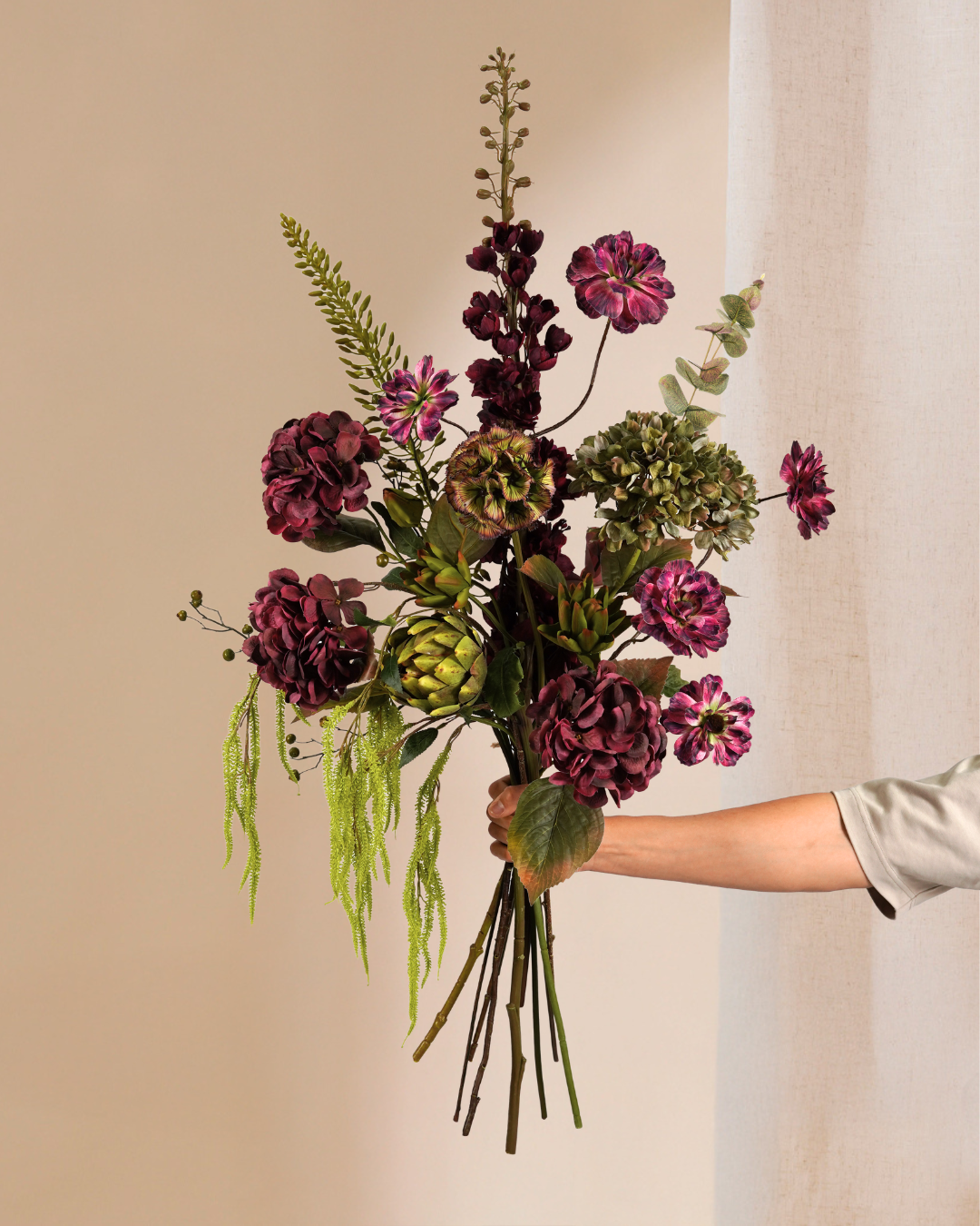Kunstblumenstrauß Purple Autumn - Limitiert