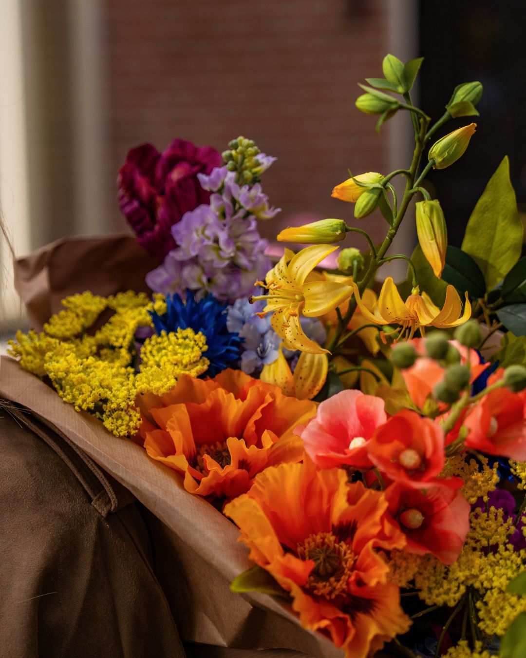 Kunstblumenstrauß Nola