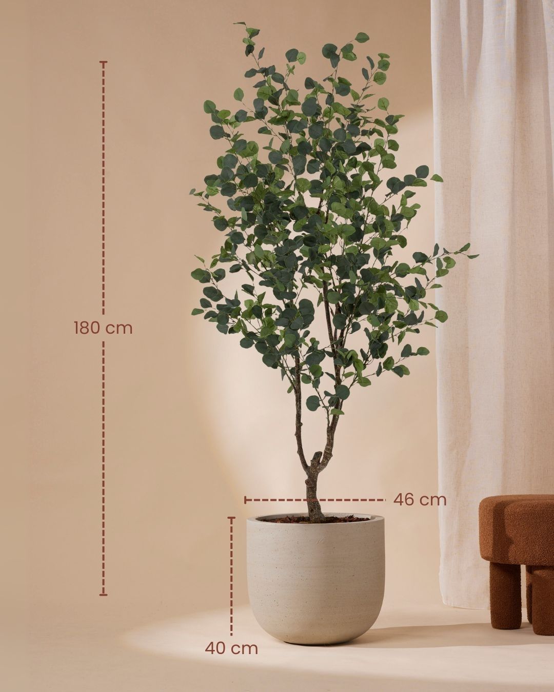 Kunstboom Eucalyptus 180 cm