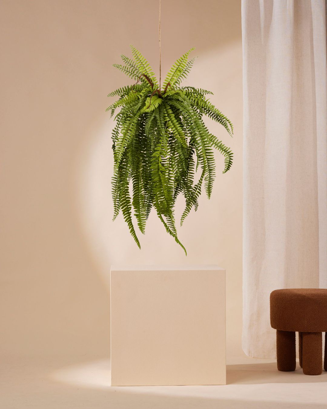 Kunst-Hängepflanze Farn 85 cm