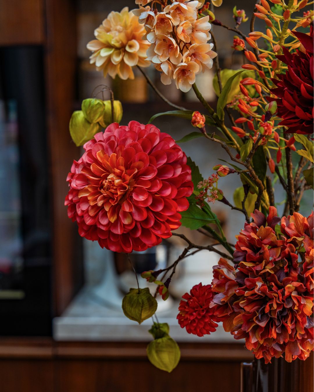 Pre-order | Kunstboeket Orange Autumn