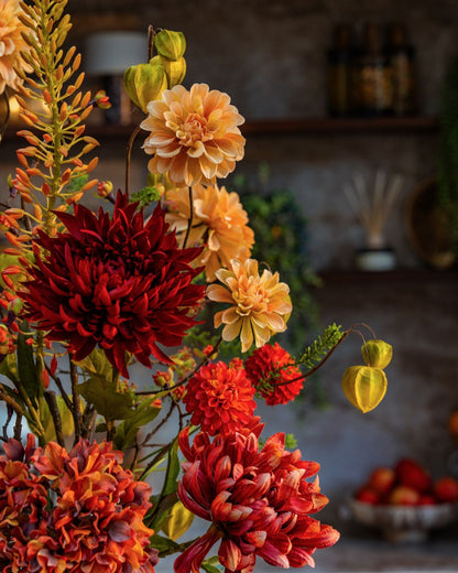 Pre-order | Kunstboeket Orange Autumn