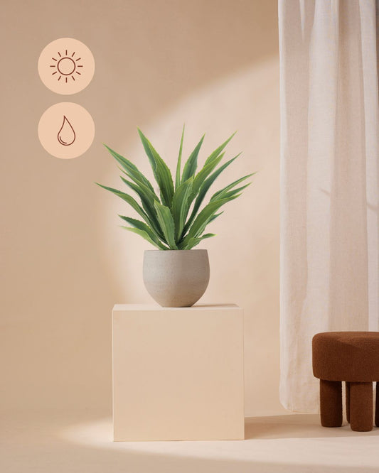 Kunstplant agave outdoor 70 cm