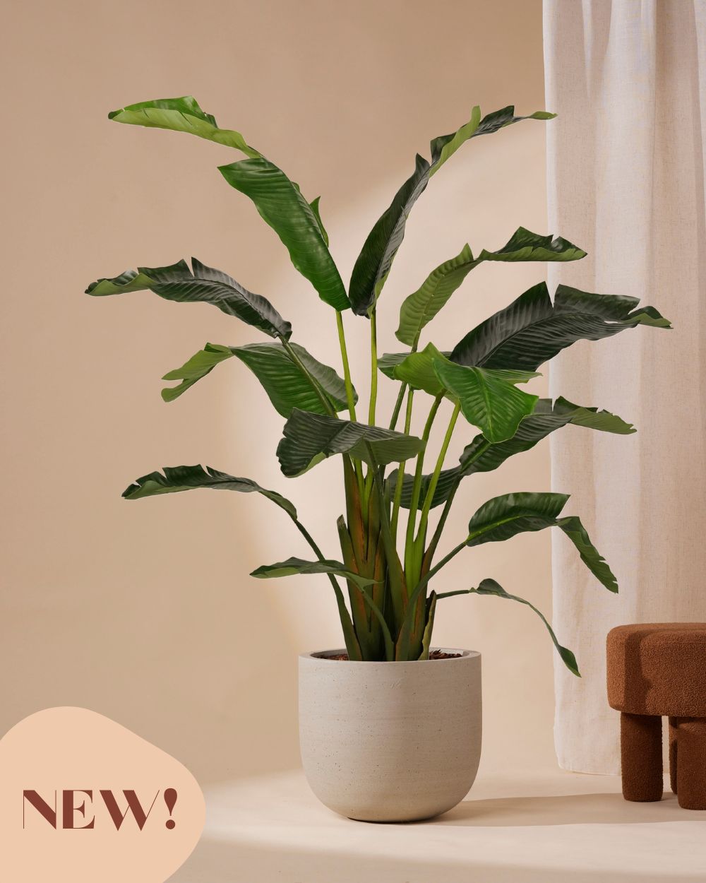 Kunstpflanze Strelitzia Deluxe 170 cm
