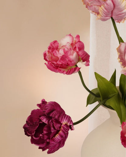 Zehn violette Tulpen 66 cm