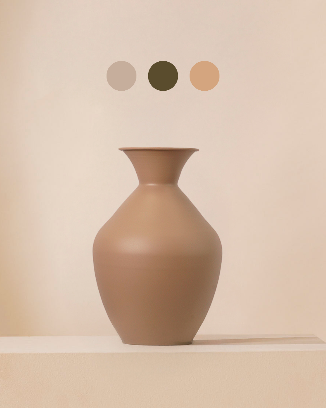 Vase Lola 37 cm – nude