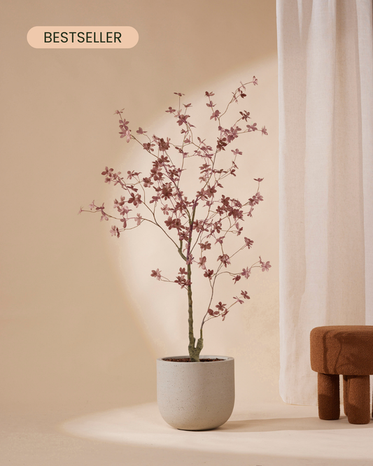 Kunstbaum Tropaeolum Burgundy 185 cm