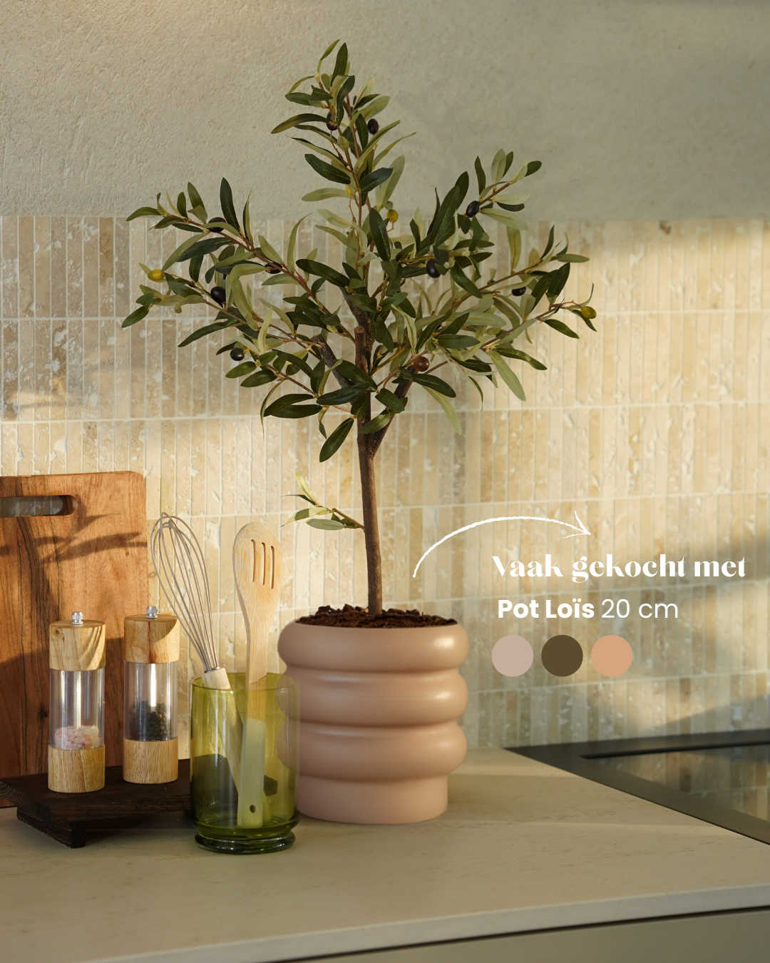 Kunstbaum Olive 65 cm