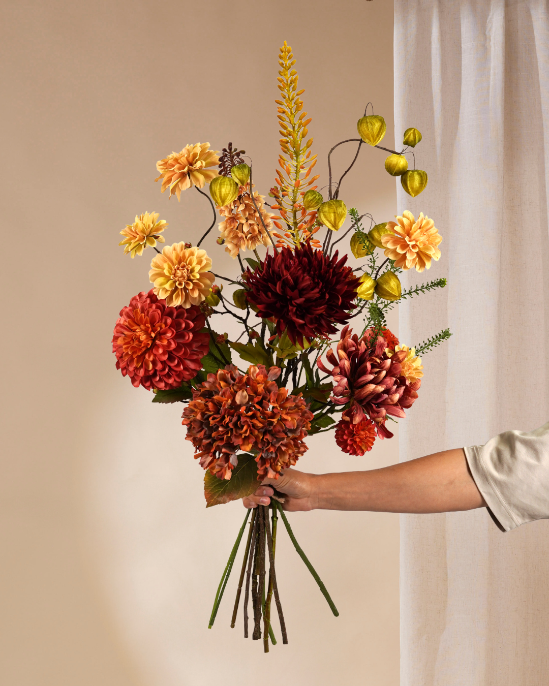 Pre-order | Kunstboeket Orange Autumn