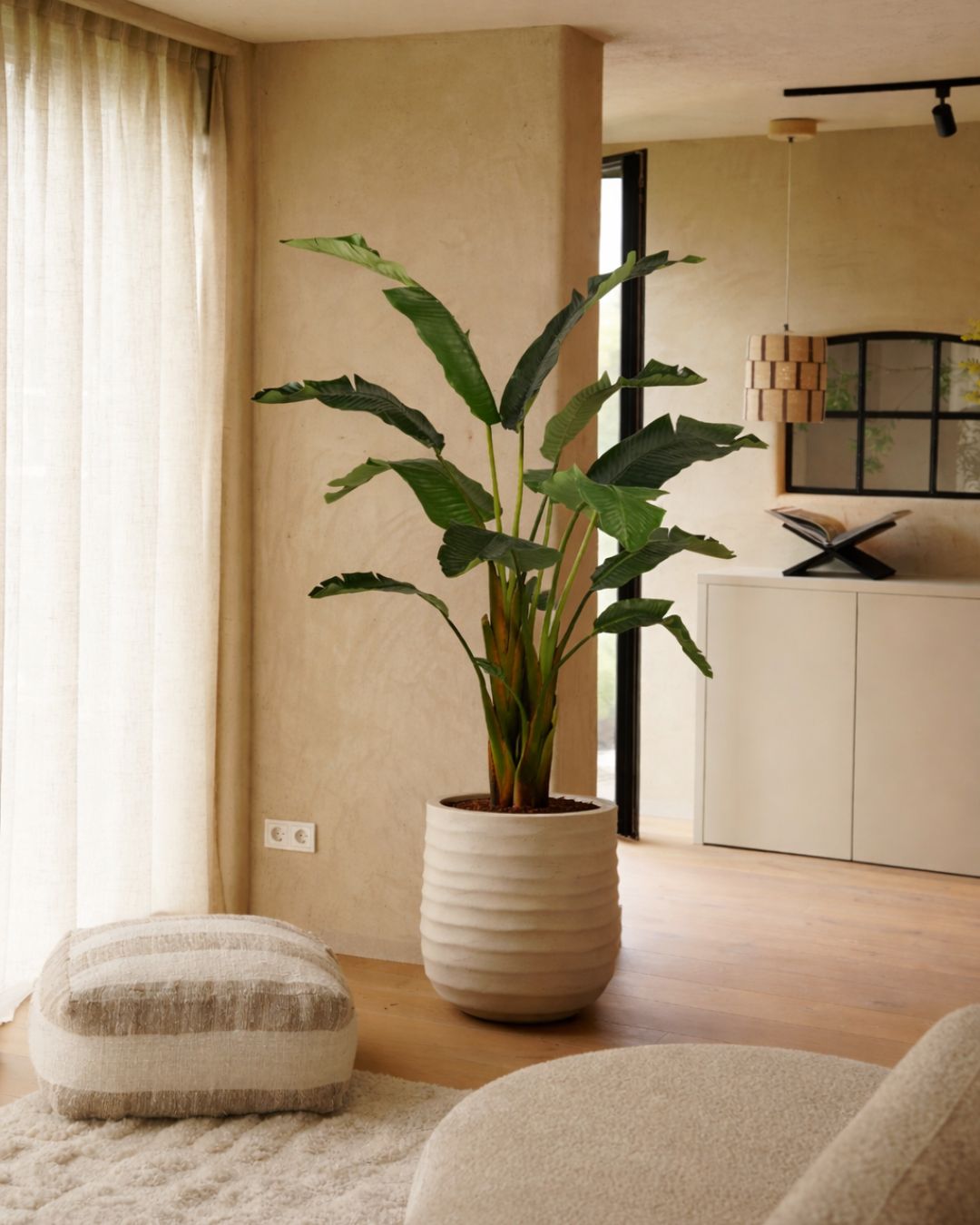 Kunstpflanze Strelitzia Deluxe 170 cm